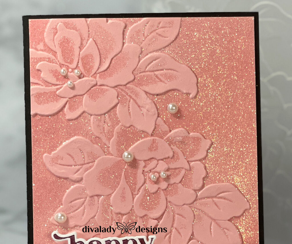 Stampendous Heat Embossing Powder Set: Rose Sparkle EK40 5 Colors