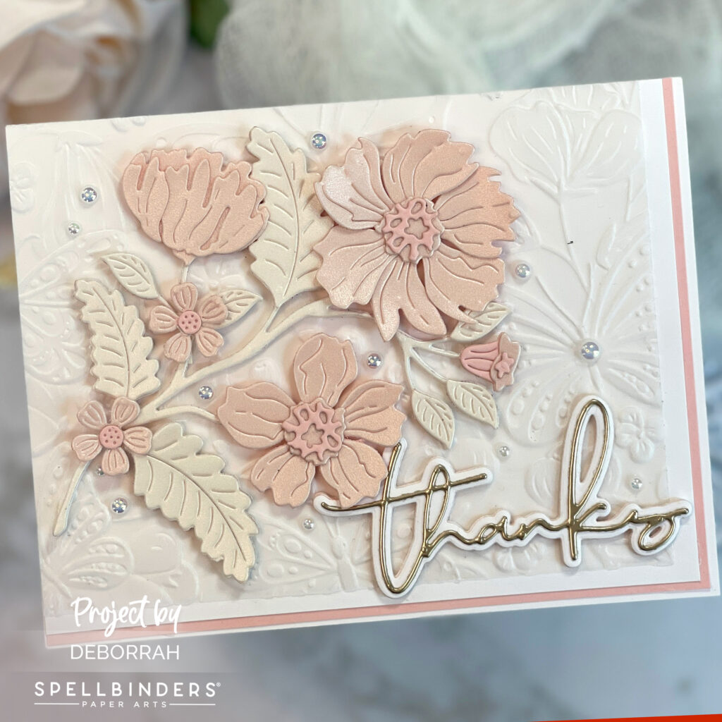 Scripty 3D Embossing Folder Makes Great Card Backgrounds